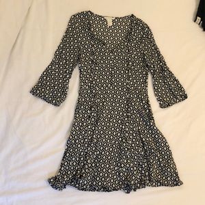 Black and white dress